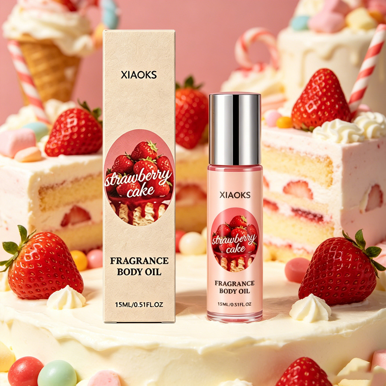 Perfume Alcohol Fragrance - 1 flacon de parfum roll-on Sweet
