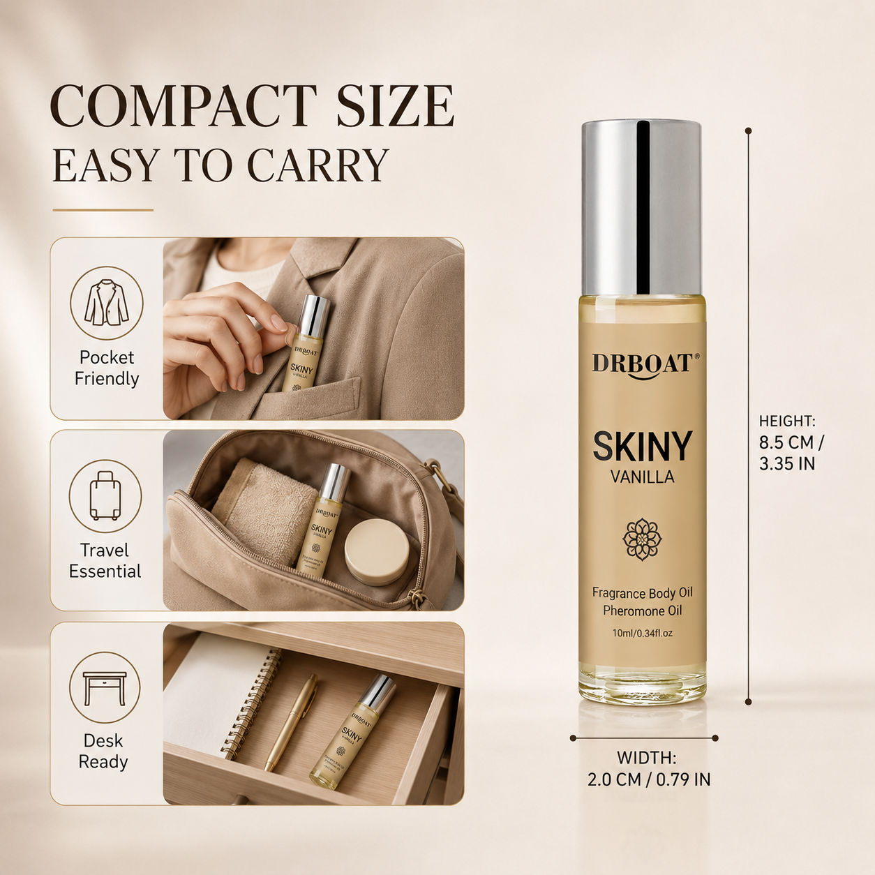 Huile parfumée en roll-on pour - Perfume Fragrance Oil avis et prix