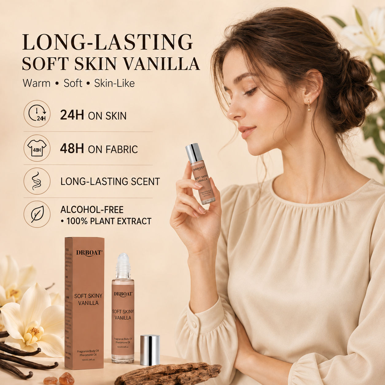 Huile parfumée en roll-on pour - Perfume Fragrance Oil avis et prix